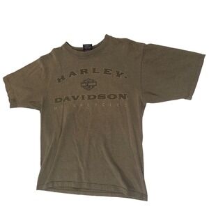 Harley Davidson Motorcycles T Shirt Mens Size M Brown Scott Smiths Fern Park FL